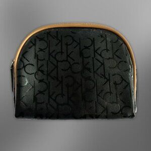 Calvin Klein Cosmetic Pouch Black EUC